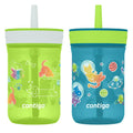 Contigo® Kids’ Leighton Straw Tumbler with Spill-Proof Leak-Proof Lid, 14oz AZrA