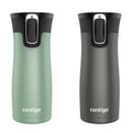 Contigo® West Loop 2.0 Leak-Proof Spill-Proof Insulated Stainless Steel Travel Mug, 16oz., 2 Pack 4blI