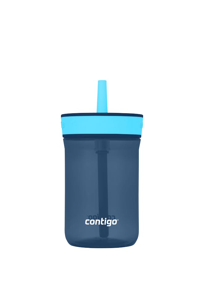 Contigo® Kids’ Leighton Straw Tumbler with Spill-Proof Leak-Proof Lid, 14oz 8IrG
