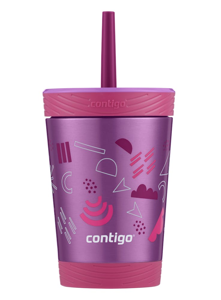 Kids Spill-Proof Stainless Steel Tumbler with Straw and THERMALOCK®, 12 oz MJW5