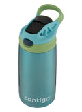 Contigo® Kids Straw Stainless Steel Water Bottle with AUTOSPOUT® Lid, 13oz fFVa