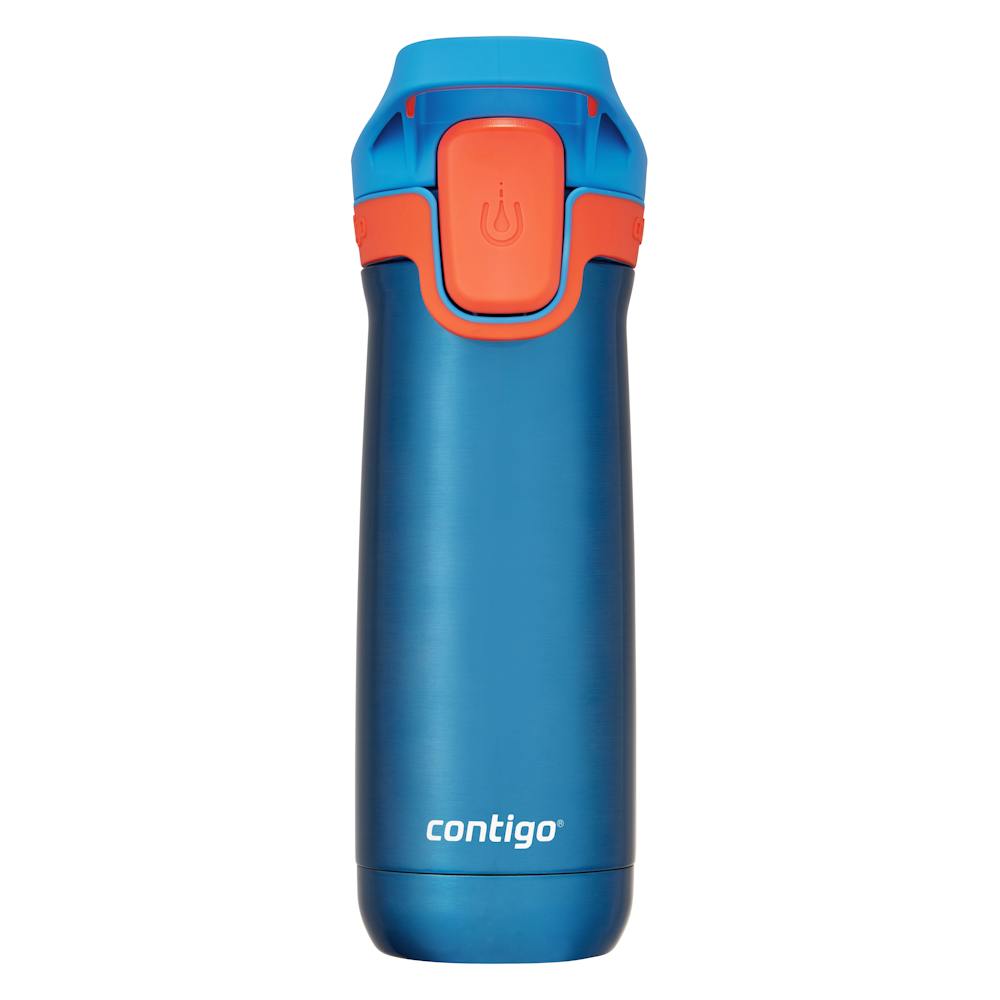 Contigo® Kids’ Casey Stainless Steel Water Bottle with Spill-Proof Leak-Proof Lid, 13oz wBof